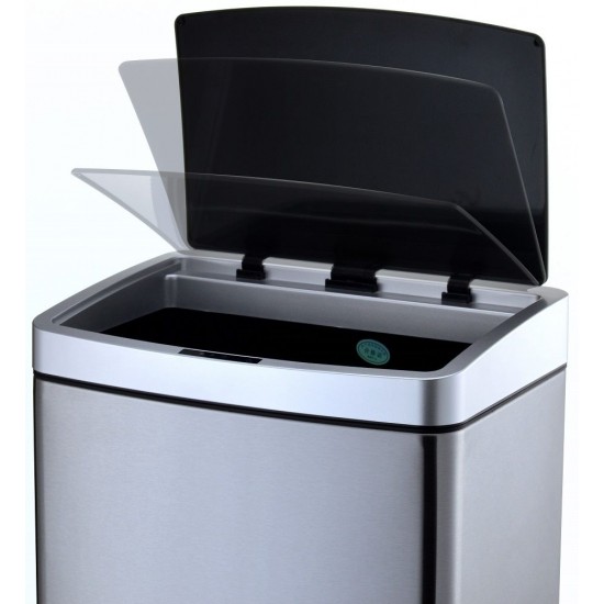 Stainless Steel Motion Sensor Waste Bin (31.0 x 23.0 x 51.0cm) 20L